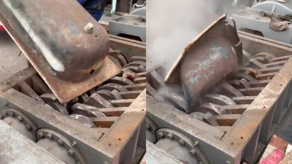 De shredder heeft wederom honger en verorbert deze keer een badkuip