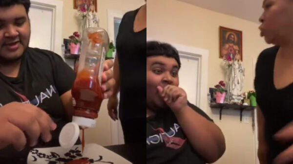 Hey mam, wist je dat ketchup opwarmt als je er zout bij doet?