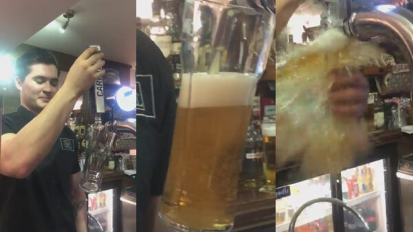 Biertapper sloopt glas met nieuwe tapmethode