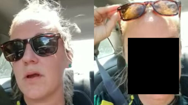 Blonde autodame heeft 'the look'