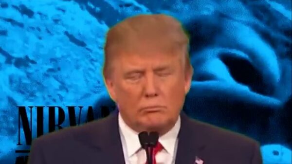Donald Trump gaat los op Smells Like Teen Spirit