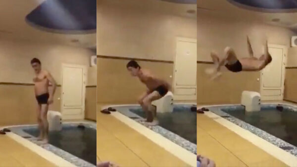 Ook op latere leeftijd kun je nog prima het zwembad in backflippen