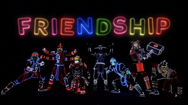 Dansgroep Light Balance doet een supervette show gebaseerd op Mortal Kombat