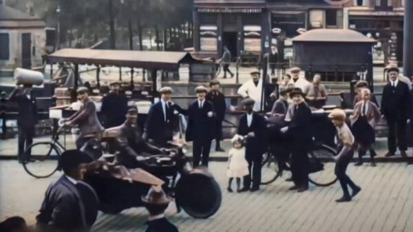 Een wandeling door de straten van Amsterdam in 1922