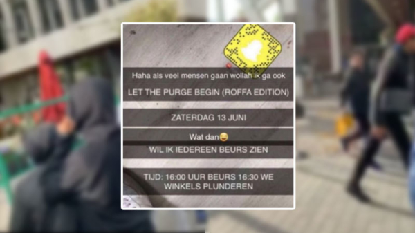 Oproep op Snapchat: zaterdag massaal winkels plunderen in Rotterdam