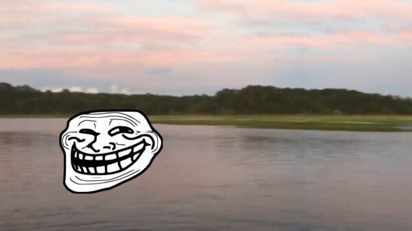 Het is lastig van het uitzicht genieten als de waterpomp zoveel herrie maakt