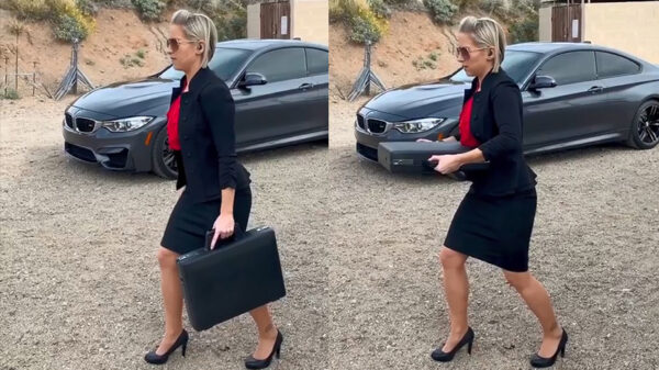 Lea bewijst dat je nooit moet fokken met een dame en haar koffertje