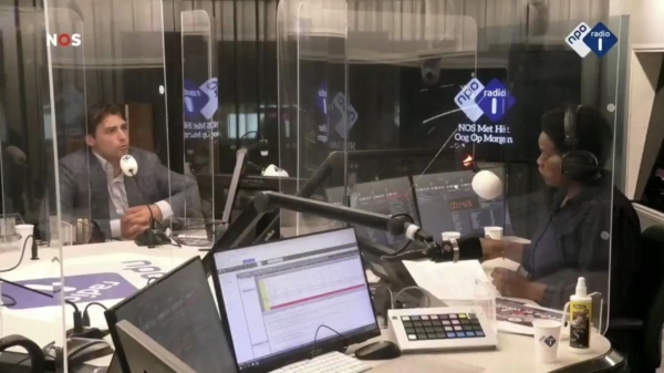 Thierry Baudet loopt pissig weg tijdens interview op NPO Radio 1