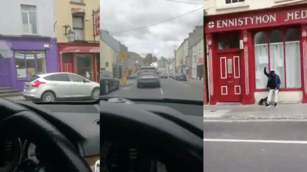 Ook in het Ierse Ennistymon zijn de BLM-protesten in alle hevigheid losgebarsten