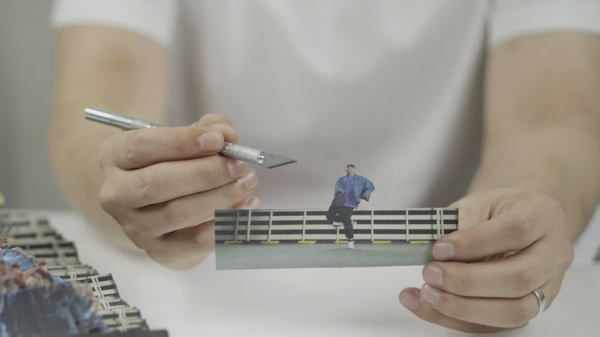 Creatievelingen maken indrukwekkende stopmotionvideo met 1.400 stukjes papier