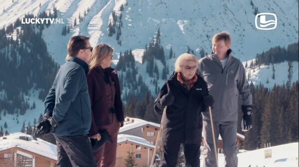 Koning Willy heeft tenminste lekker warme vingers in de sneeuw