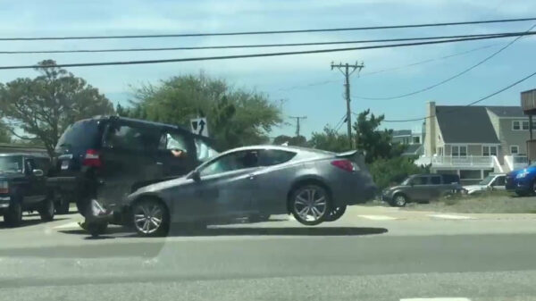 Een afslag pakken zonder te kijken is nooit zonder risico's