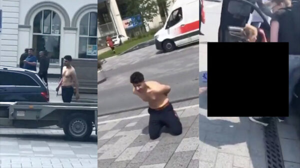 Video: man neergestoken voor het station van Leeuwarden