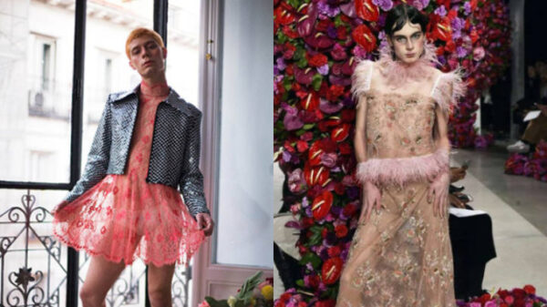 De mannenmode voor 2020 ziet er toch wel lichtelijk vreemd uit