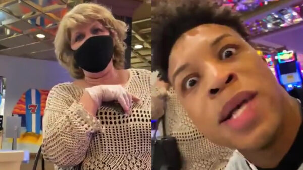 Karen wil dat mensen TIJDENS het eten ook een mondkapje op doen