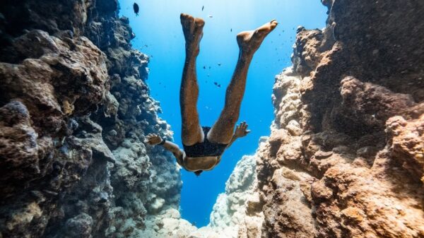 Freediven is extreem ongeschikt voor claustrofobische mensen