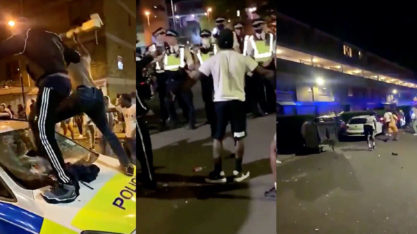 Heftig avondje in Londen: 22 agenten gewond geraakt tijdens rellen in Brixton