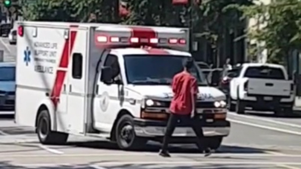 Sommige mensen hebben blijkbaar een hekel aan ambulances