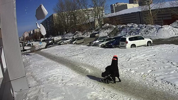 Moeder en kind hebben belachelijk veel geluk tijdens hun wandeling