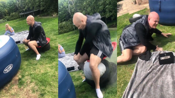 Nietsvermoedende pispaal kan afspraak maken bij chiropractor na airbagprank