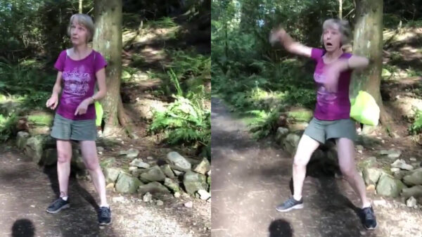 Karen gaat helemaal uit d'r pannetje omdat andere mensen teveel bessen plukken