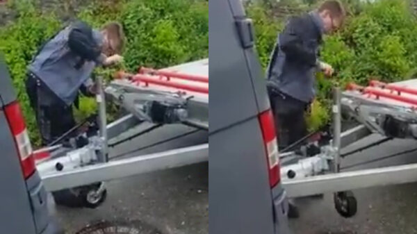 Het opdraaien van het neuswiel gaat op deze manier wel even duren