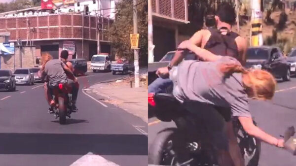 Je dronken vriendin met de motor naar huis brengen is nog knap lastig