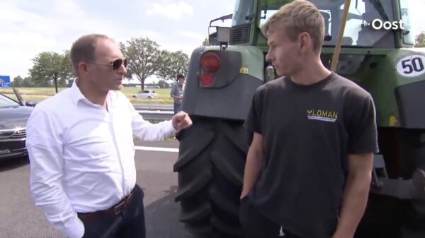 Blokkerende boer wordt op het matje geroepen door een kostverdiener