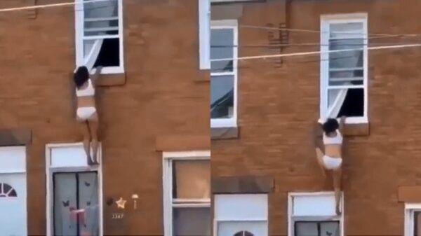 Sidechick heeft ietwat tegenslag tijdens haar ontsnappingspoging