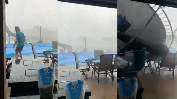 Note to self: blijf binnen tijdens een hevige storm