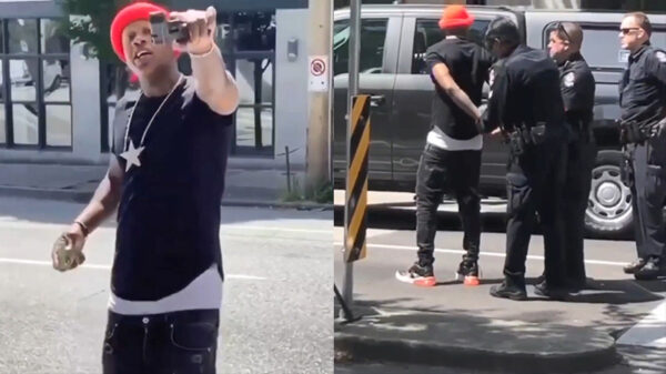 Wat kan er misgaan als je in het openbaar met een pistool zwaait?