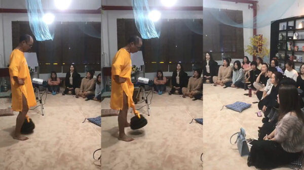 Klokkenluider weet de dames te imponeren met zijn getrainde slingeruurwerk