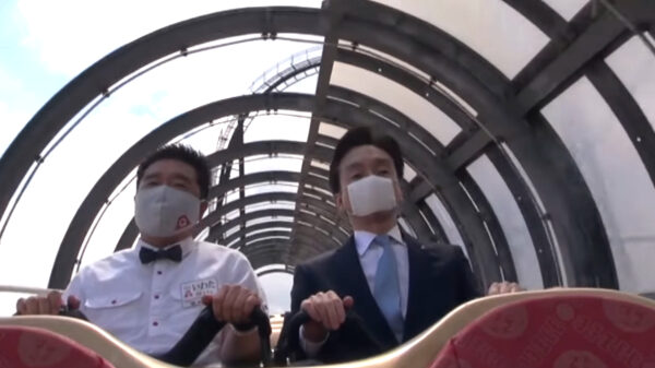 In Japan mag je dankzij de corona niet meer schreeuwen in de achtbaan