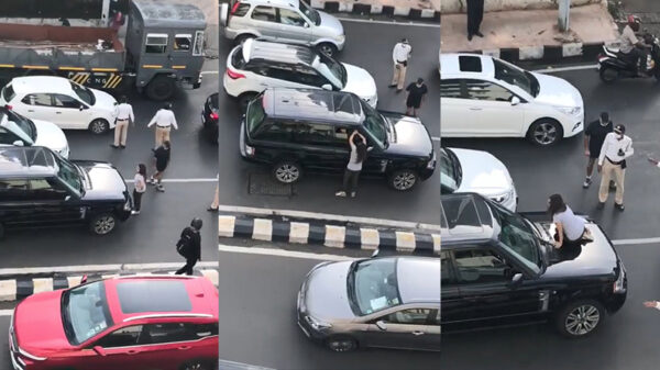 Greta flipt hem in Kreta en valt Range Rover aan tijdens verkeersruzie