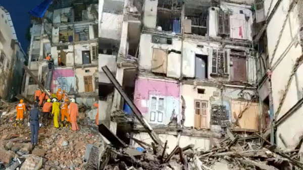 2 gebouwen in Mumbai (India) storten in: zeker 9 doden