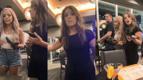 Bimbo is haar tasje vergeten nadat ze is weggelopen zonder te betalen