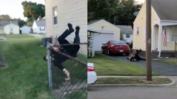 Amerikaanse politieagent doet dappere poging tot flitsende achtervolging