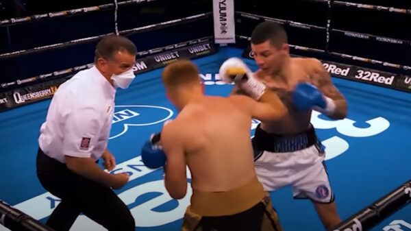 Een bokswedstrijd klinkt zonder publiek toch behoorlijk vreemd