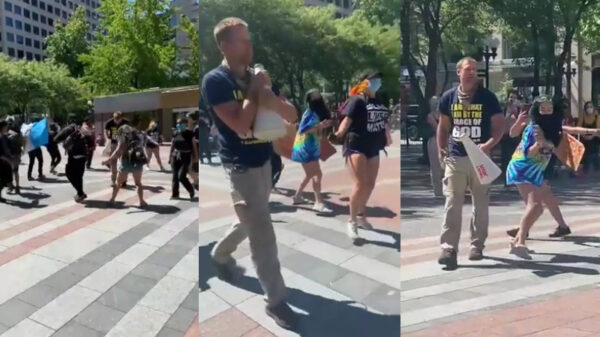 Zo kun je ook een demonstrant zijn mond laten houden