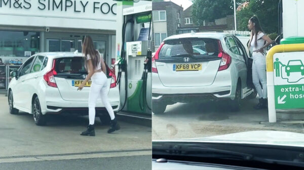 Gaan we weer: tanken blijkt voor dit heldere licht iets te hoog gegrepen