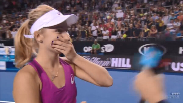 Tennisspeelster Darja Gavrilova is iets té openhartig tijdens een interview