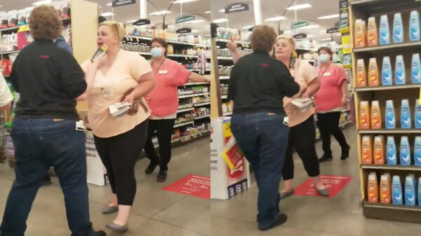 Mondkaploze Karen gaat los met Jezus aan haar zijde