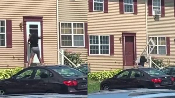 Boze dame neemt zonder pardon je voordeur mee