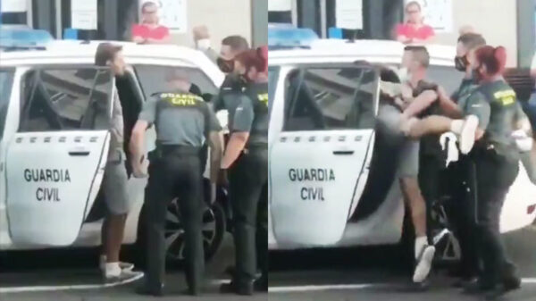 Na 33 keer vragen is het geduld van deze Spaanse agent duidelijk op