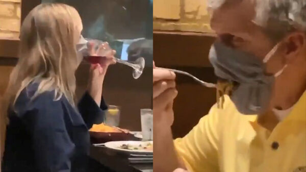 Stelletje neemt ook tijdens het uit eten gaan geen enkel risico