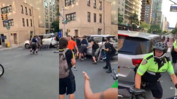 Ophef in Amerika: demonstrant door politie auto in getrokken en 'ontvoerd'