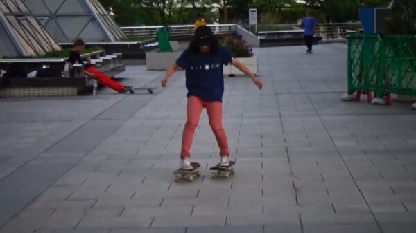 De zieke skatevaardigheden van de Japanse Isamu Yamamoto zijn van een andere wereld