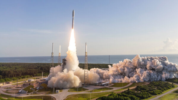De lancering van de Atlas V naar Mars zag er spectaculair uit
