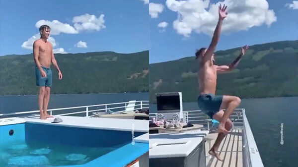 "Wedden dat ik probleemloos die backflip maak!"