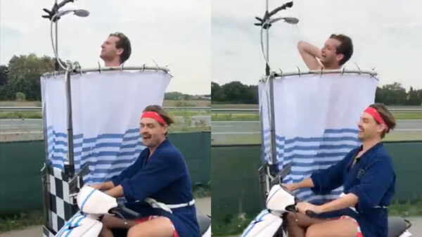 Vandaag zou een verfrissende douche heel lekker zijn